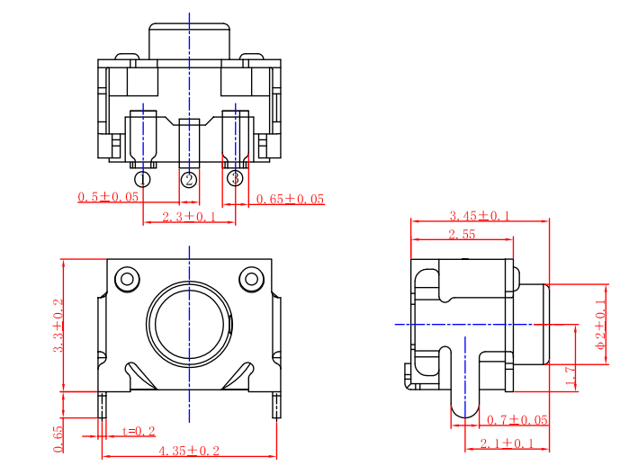 笑臉輕觸開關尺寸